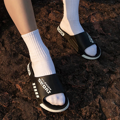 Mote menns sommer tøfler Anti-slip eva myk såle tøfler utendørs strand flip flops for menn husholdningens komfortable sko