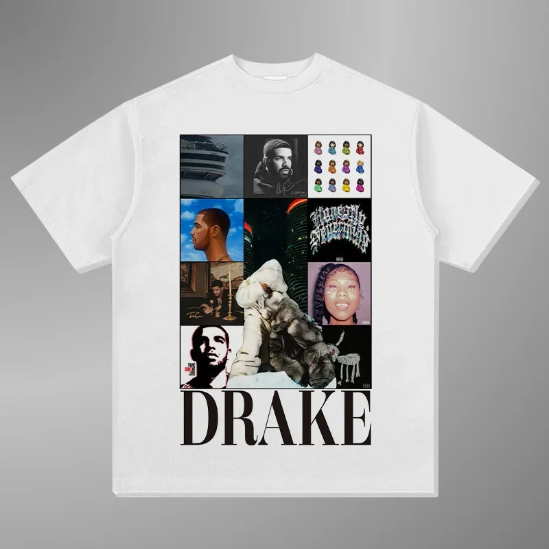 Drake und PartyNextdoor ein Sexlied 4 u 2025 T-Shirt Männer Frauen Harajuku O-Neck Sommer Freizeit-T-Shirt-Baumwolltops Kleidung Tee