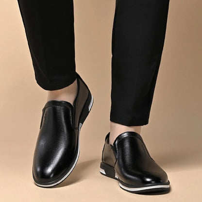 Scarpe in pelle da uomo di lusso comodi moca