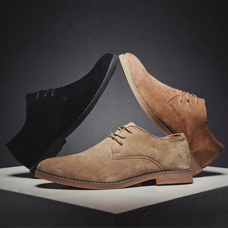 Chaussures pour hommes England Trend Chaussures décontractées Suede mâle Oxford Mariage de mariage Dress Chaussures Chaussures Men Flats Zapatillas Hombre Plus taille Mn
