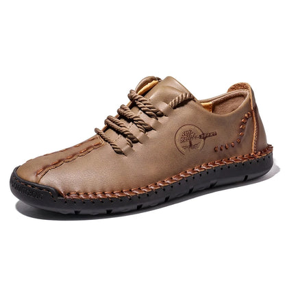 Chaussures à la main pour hommes décontractés pour hommes baskets hommes confortables en cuir mores de bouteilles