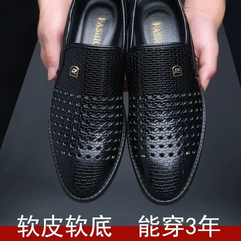 Scarpe casual per uomini estate ferenti ferenti piatti eleganti slittati su mocassini per feste di nozze non slip walking zapatos
