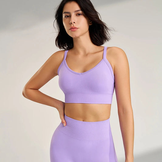 Breathable fitness suit women's gym yoga suit leotard leggings exercise suit yoga bra yoga trousers quick dry training clothes