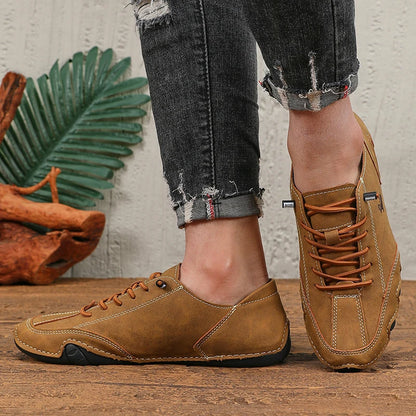 Uomo primaverile sneaker a basso taglio moca