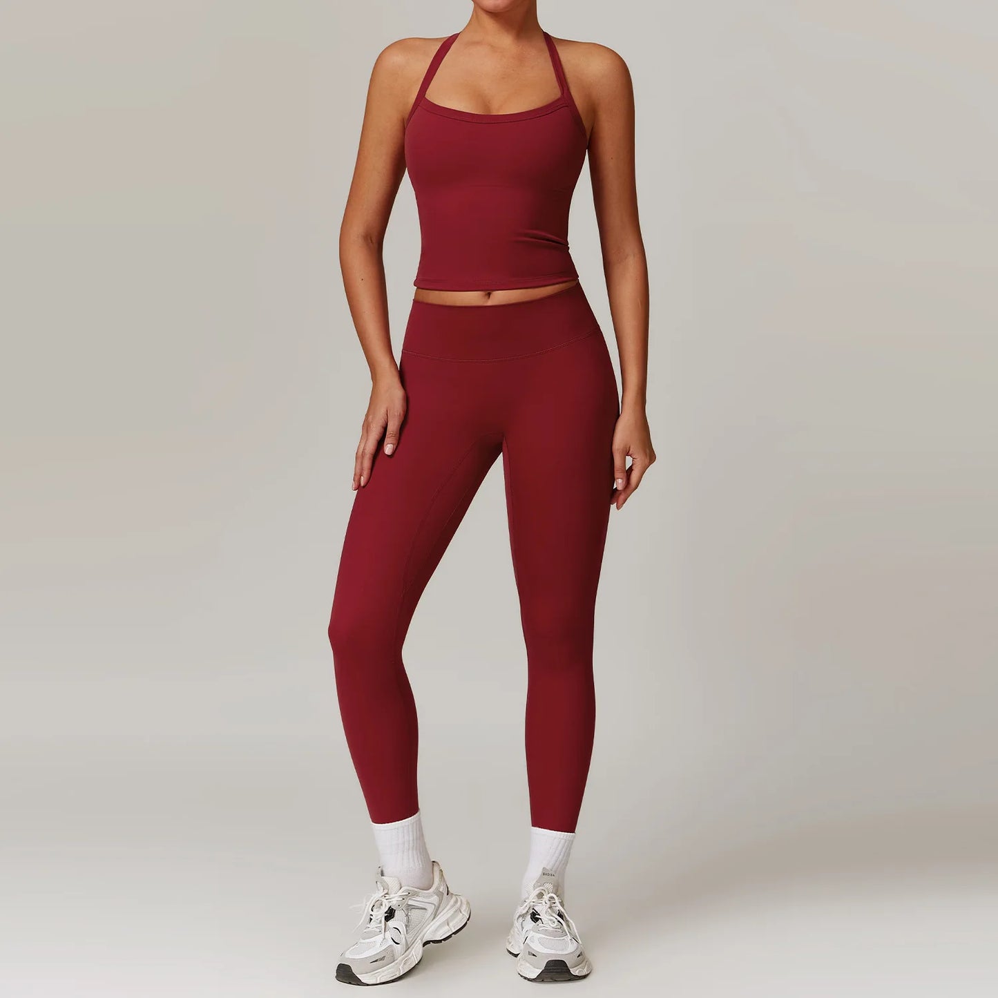 2 pezzi abbigliamento sportivo set da palestra abbigliamento da abbigliamento sport yoga si adatta donne set di fitness set trackuit sports reggiseno ginnase ginging