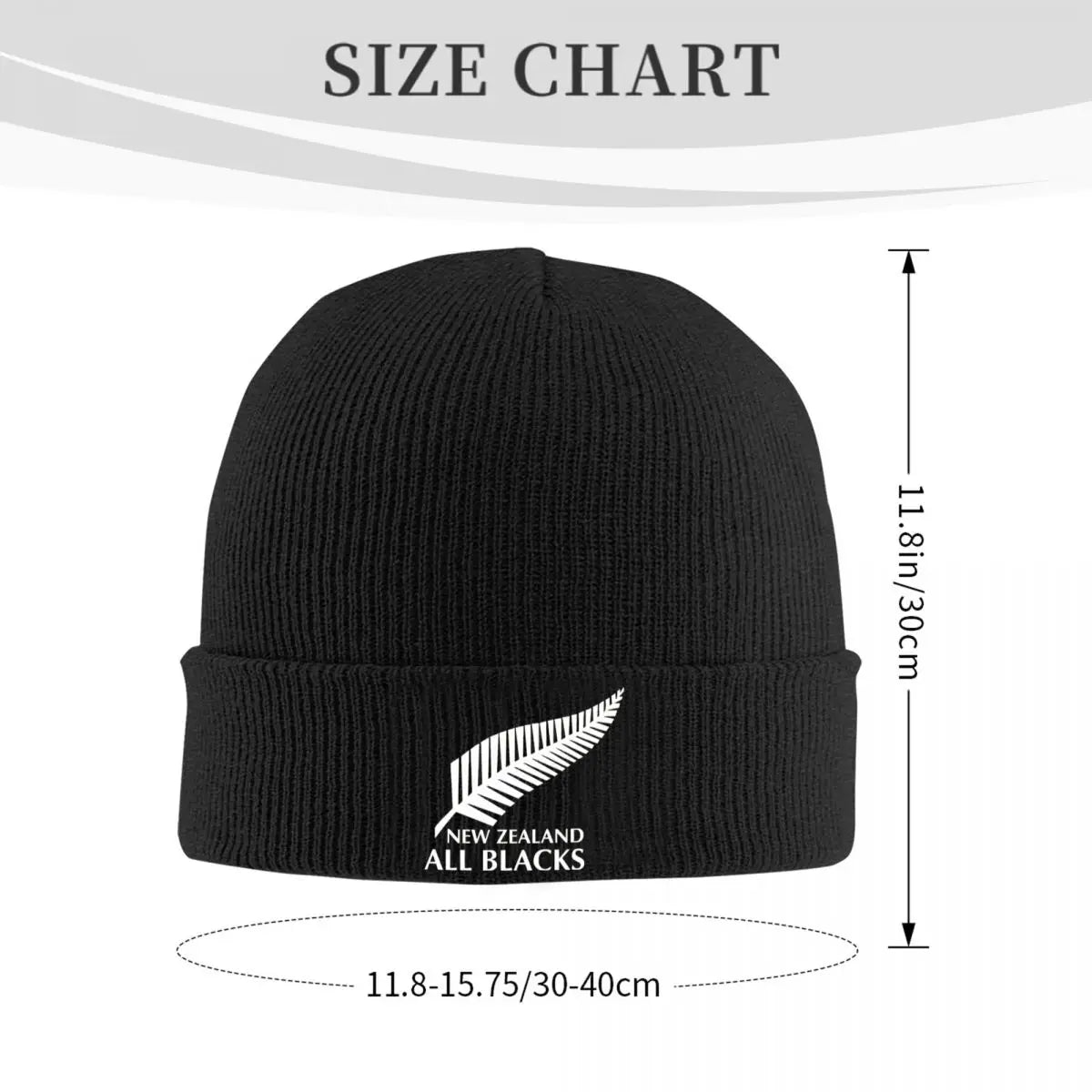All Blacks Rugby Hat Autumn Winter Beanie Warm Caps Men Women Skullcap