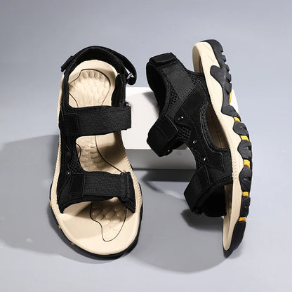 Men Sandals Summer Casual Shoes Beach Sandals Men Sandalias Hombre Outdoor Lightweight Roman Style Wading Sneakers Size 38-47