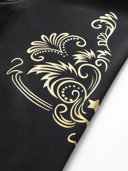 Spring and Autumn men's casual stand - collar sports suit, embroidered cardigan jacket, elastic waist straight - leg pants for m