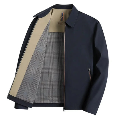 2024 New Men's Jacket Male Suit Coat High Quality Men Clothing Outwear Casual Jacket Spring Autumn Solid Color Business