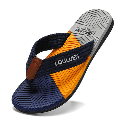 2024 Nýr tískumaður flip flops úti sumarströnd inniskór fyrir karla frjálslegur flip flops ekki miði skór inniskór karl