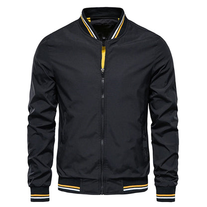 Spring Summer Bomber Jacket Men Black Casual Slim Fit Baseball Mens Jackets New Autumn Fashion High Quality Jackets for Men