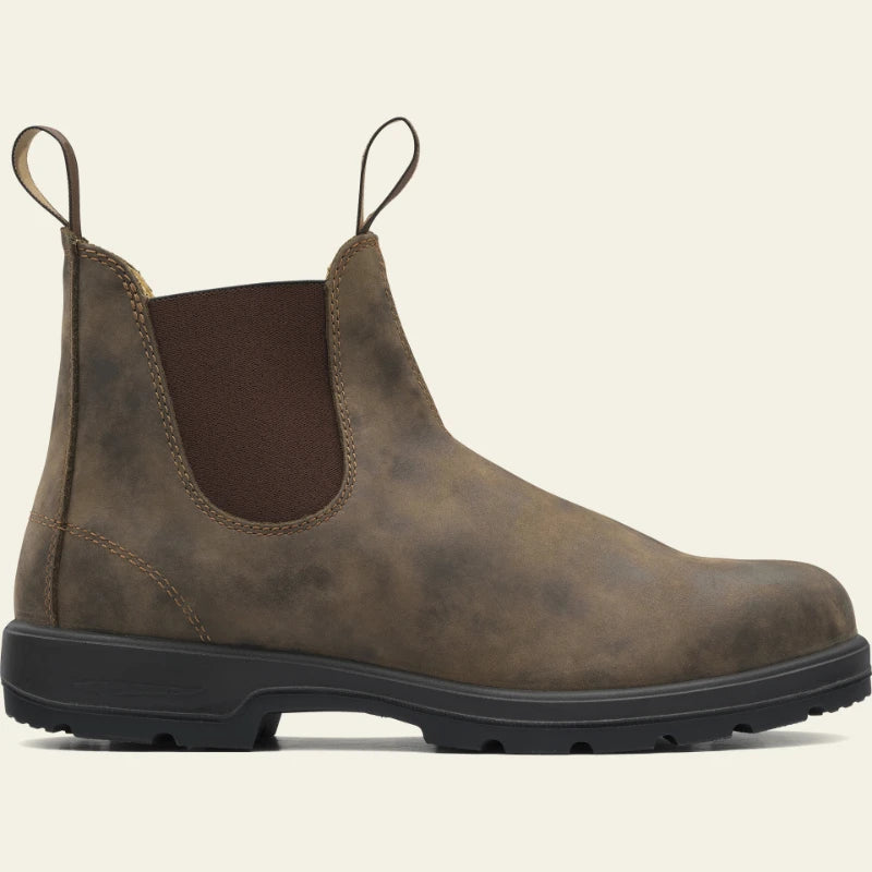 Zapatos de cuero retro de lujo Botas Chelsea Casual Capricional Cómoda Unisex Tobillo Estilo británico Botas de trabajo para hombres Big Tamaño 35-49