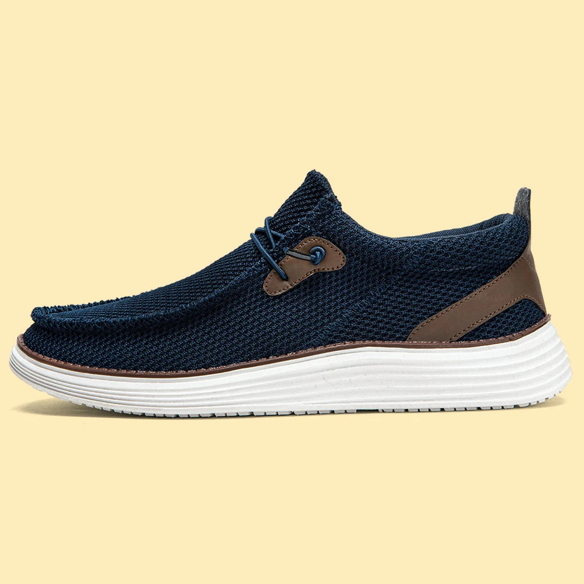 Men's Comfortable Loafers Shoes Durable Shoelace Cushioned Anti-Slip Sole Perfect for Work Trave Shoesl and Leisure shoes