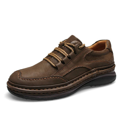 Menn ekte skinnsko forretningsformelle sko 100% koselige puste sneaker fjelltursko 2019 nye skinns joggesko