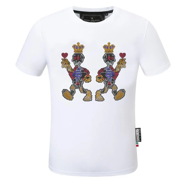 Dizajner muških marki majica Rhinestone majica punk odjeća Dropshipping Hip Hop 2024