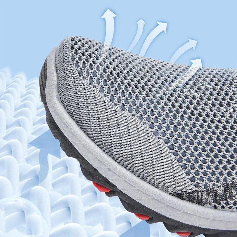 Summer Mesh Men Chaussures Sneakers légers Hommes Fashion Casual Walking Chaussures 2024 Breatte Mens Locs Zapatillas Hombre