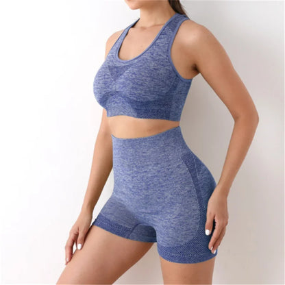 Shoga Shorts Shorts da ginnastica da donna Sport Brasere Allenamento per le donne per le donne Abiti di yoga Fitness Leggings Set di palestra set di yoga senza soluzione di continuità