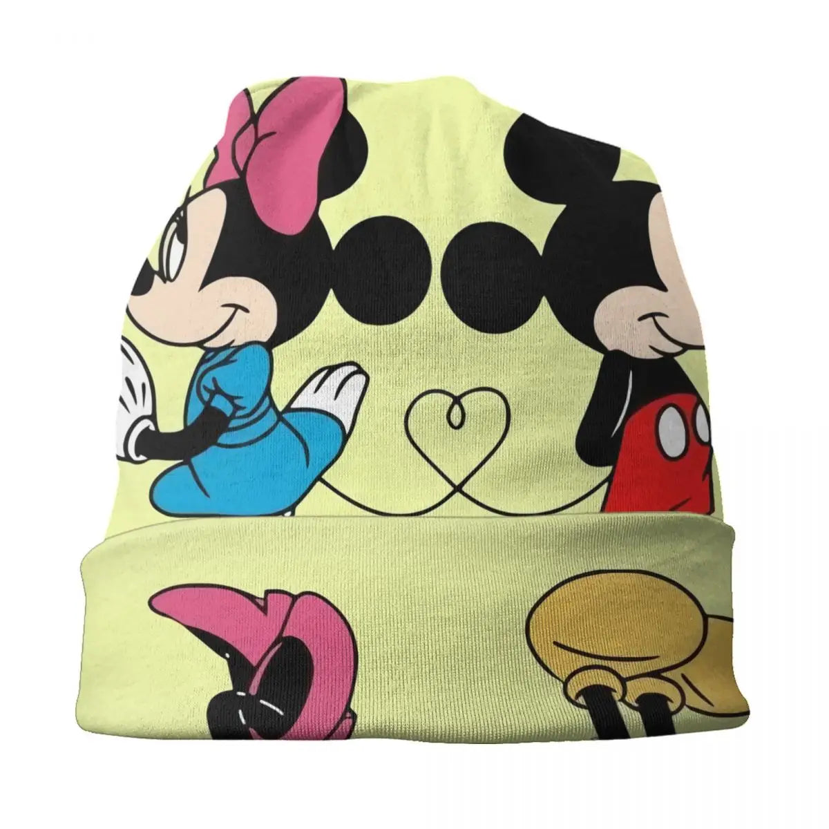Disney Mickey Mouse Minnie Skullies Beanies Caps For Men Women Unisex Street Winter Warm Knitting Hat Adult Bonnet Hats