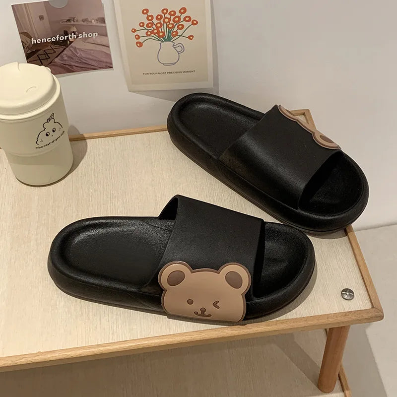 2023 Men's Summer Slippers Anti-slip Thicken EVA Soft Slipper Outdoor Beach Flip Flops for Men Household Comfortable Shoes