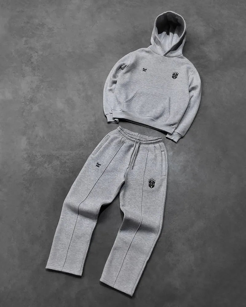 Y2K Men Kleidung Set Street Retro Gothic Trainingsanzug Harajuku Trend Hip Hop Persönlichkeit Muster Stickrückgang übergroßer Trainingsanzug