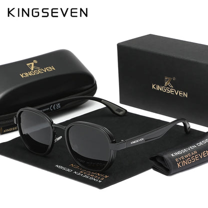 KINGSEVEN Fashion Sunglasses Men Polarized Women Eyewear Vintage Style Male Causal Glasses Anti-glare UV400