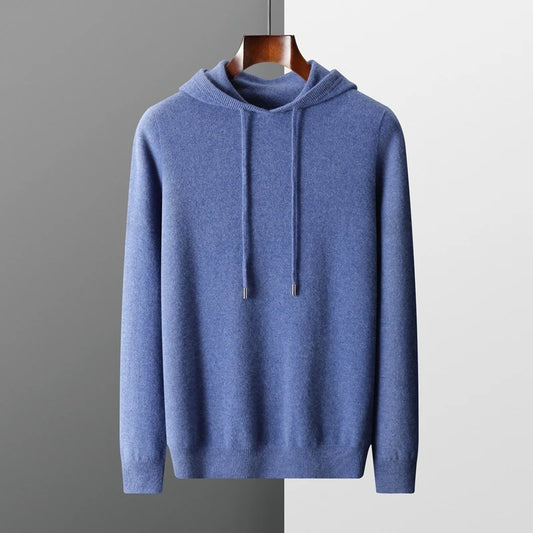 Sweat à cap sweat à sweat prêt-à-porter pour hommes en cachemire pour hommes 100% Sweat-shirt en tricot en laine mérino
