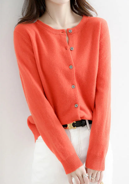 Kobiety sweter sweter o Neck Spring Autumn Knitted kaszmirowe Cardigany Solidne damskie swetry damskie 2022