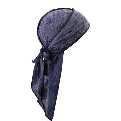 Lange staart unisex volwassen jersey doo rag durag bandanas cap piraat hoed tulband mannen hiphop hoofdband motorrijder headwrap dames hoofddeksels