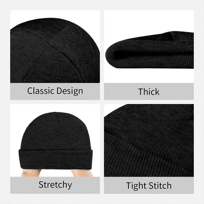 Mass Effect N7 Knit Hat Beanie Winter Hats Warm Acrylic Hip-Hop Caps for Men Women Gifts