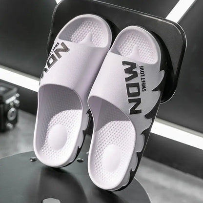 2023 Men's Summer Slippers Anti-slip Thicken EVA Soft Slipper Outdoor Beach Flip Flops for Men Household Comfortable Shoes