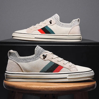 Ny stil casual skor för män sneakers lat slip på man skor andas sommar loafers canvas skor för män mesh sneakers