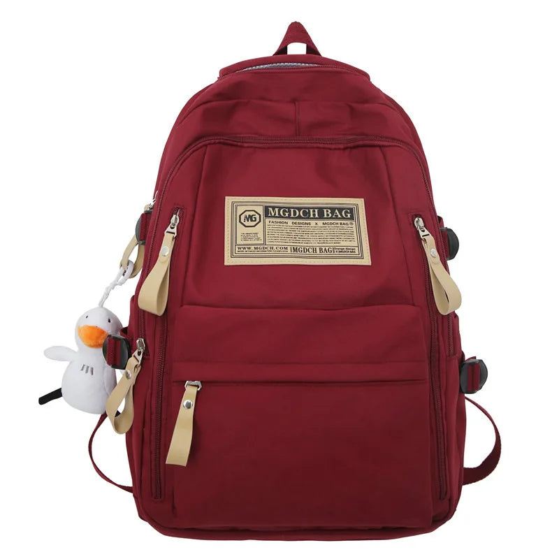 Fashion Big Student School Backpack Rucksack Girls Boys School Bag High Capacity Women Backpack Female Leisure Travel