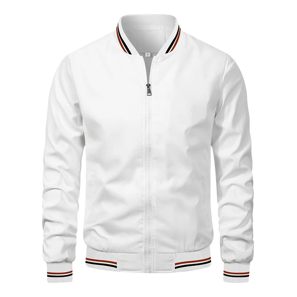 Spring Summer Bomber Jacket Men Black Casual Slim Fit Baseball Mens Jackets New Autumn Fashion High Quality Jackets for Men