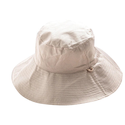Sommer-Eimer-Hut doppelseitig Big Rand Fold Sun Hut für Frauen Damen Outdoor Beach Panama Fischermütze