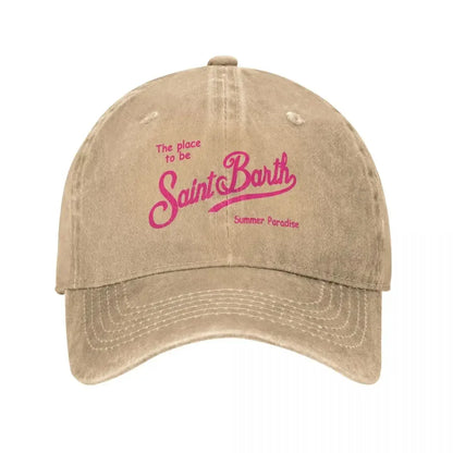 Fashion S-Saint B-Barth Baseball Caps Women Men Snapback Cap Female Male Visors Sun Hat Unisex Adjustable Cotton Trucker Hats