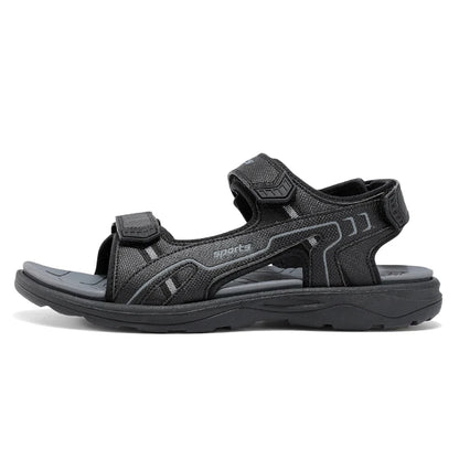 Men's Trendy Outdoor Casual Sandals Breathable Non Slip Sports Beach Water Shoes with EVA Comfortable Soft Sole