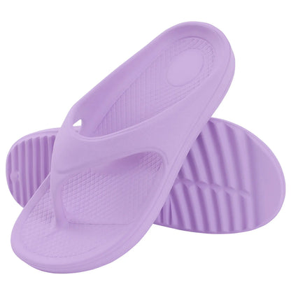 Smile Pop Men's Flip-flops Summer Sandals for Men Soft EVA Summer Casual Beach Shoes Arch Support Recovery Antiskid Flip Flops