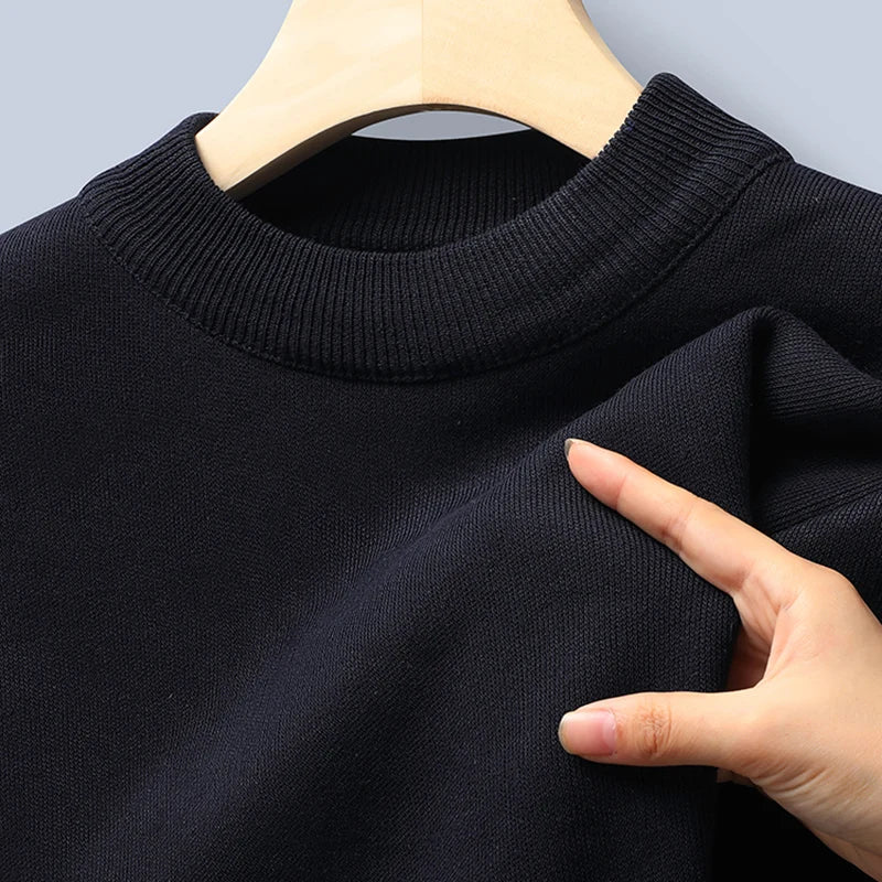 Sweater Men Autumn Winter Jumper Fleece Engrosado Nuevo Corea de punto coreano