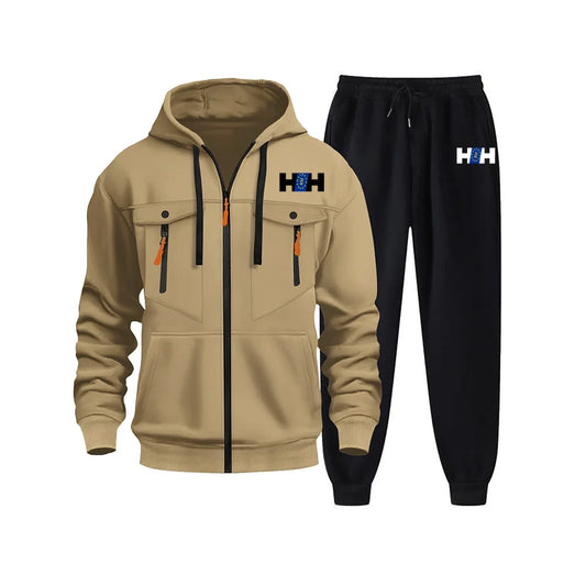 Vruća prodaja muške kapuljače s kapuljačom tracksuit casual jednodijelni sportski poštanski patentni zatvarač i trenirke udobnosti na otvorenom jogging sport svakodnevno