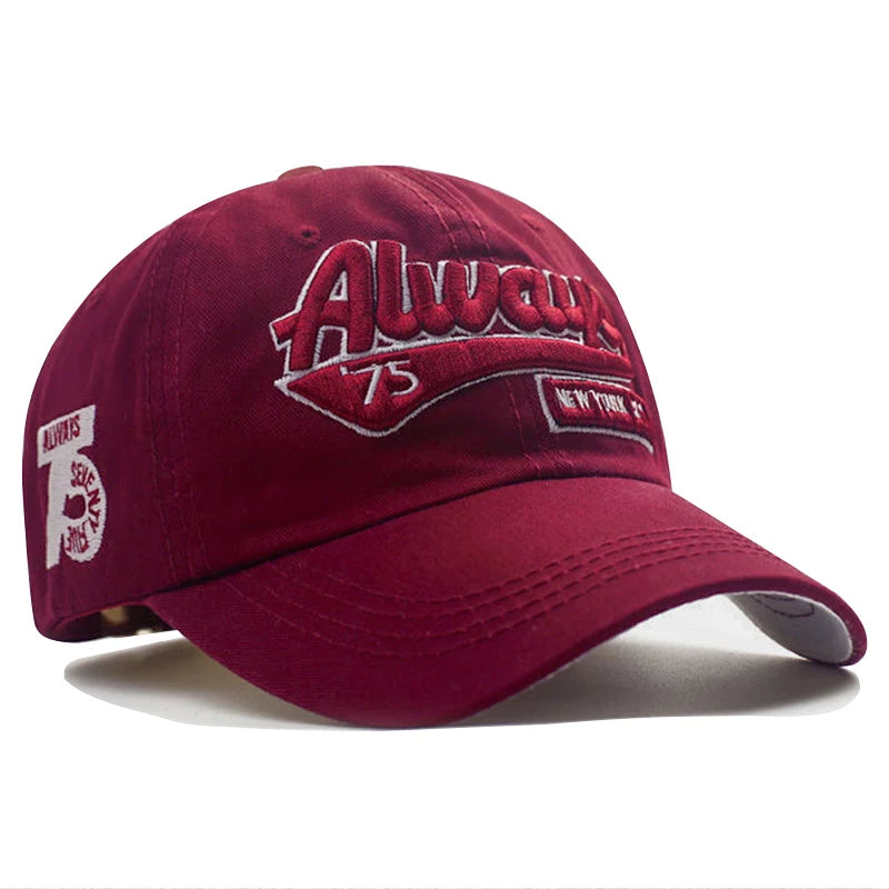 2023 Nuovo cappellino da baseball di cotone all'aperto per donne Fashion Casual Retro Retro's Cap maschi