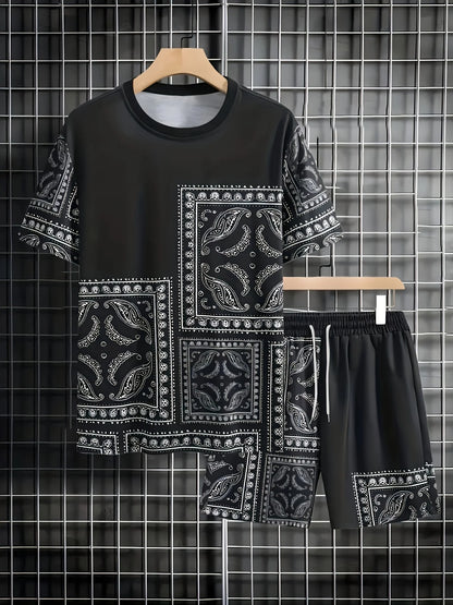 Le costume pour adulte masculin 2025 de 2025 est en fibre de polyester à imprimé géométrique 3D qui est confortable douce, léger