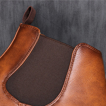 40 ~ 46 Men Chelsea Boots Brand Retro Comfortabele mode Men -laarzen